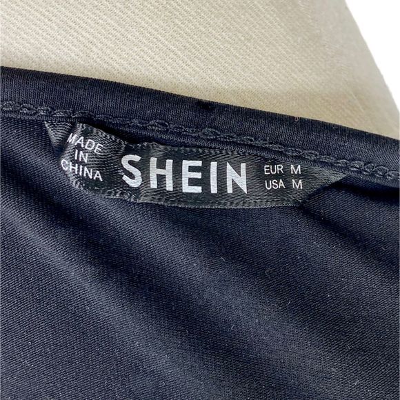 SHEIN Shredded Crop Top - Size Medium - Picture 5 of 5